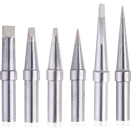 ABSF Solder Tips 6Pcs ET Soldering Iron Replacement Tips for WES51/50,WESD51,PES51 / 50,WE1010NA WCC100 LR21 ET Tip Series (6PCS