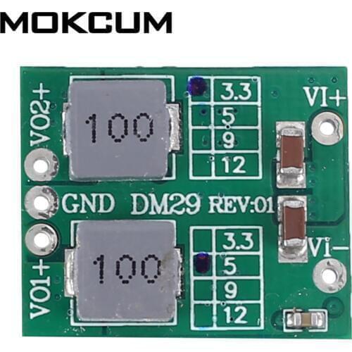 DC-DC Step Down Power Supply Module 9V 12V 24V to 3.3V 5V Voltage Conveter Dual Buck Output