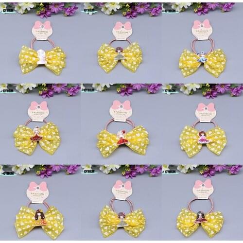 New Fashion korean silk scrunchie Hair rope accessories Women hair ties elastic hair bands Girls hair rubber band A02-4