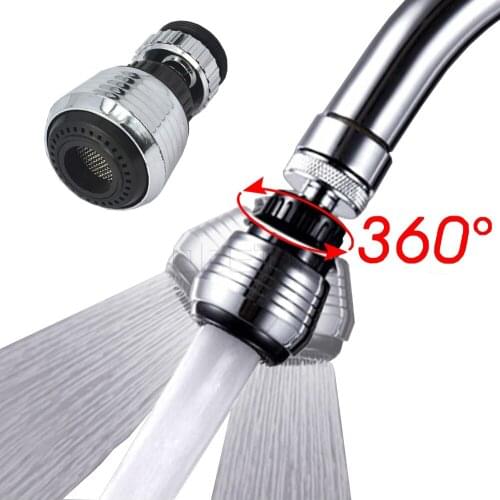 Bathroom Faucet 360 Rotate Water Bubbler Swivel Head Adapter Water Saving Tap Connector Diffuser Multifunctional Kitchen Nozzle
