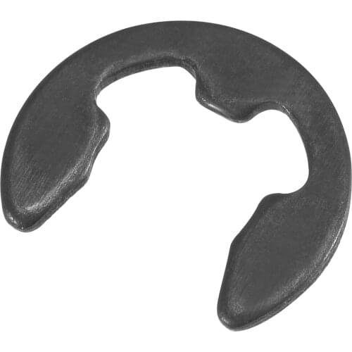 Uxcell E-Clip Circlip Washer - 12mm External Retaining Shaft Snap Ring Carbon Steel Black 30pcs