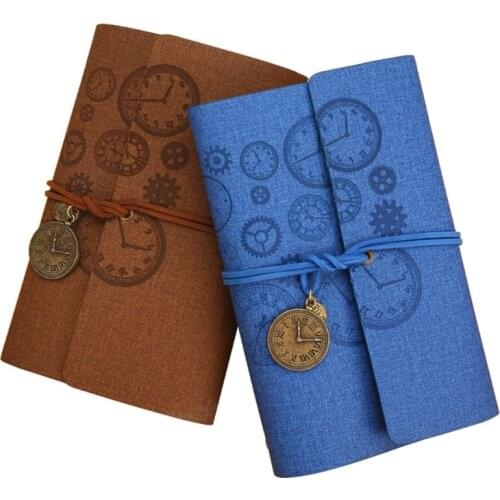 Vintage A6 Travel Diary Notepad Journal Agenda Planner Notebook Stationery Gift