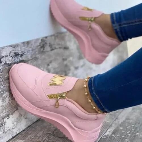 Flat Shoes Women Casual Platform Sneakers Women 2021 Spring Chaussure Femme Talon Wedding Ladies Platform Shoes Zapatillas