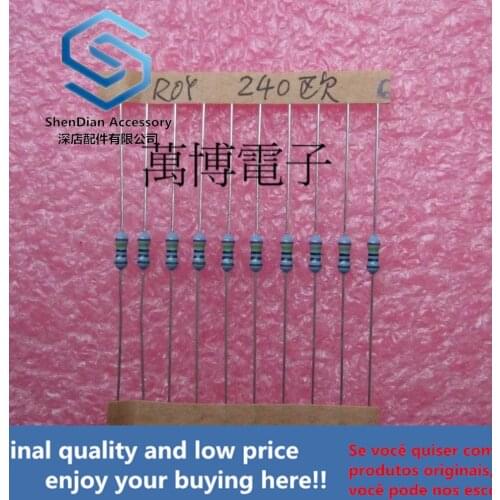 10pcs only orginal new can resistance 1/4W 0.25W 240 ohm 240R