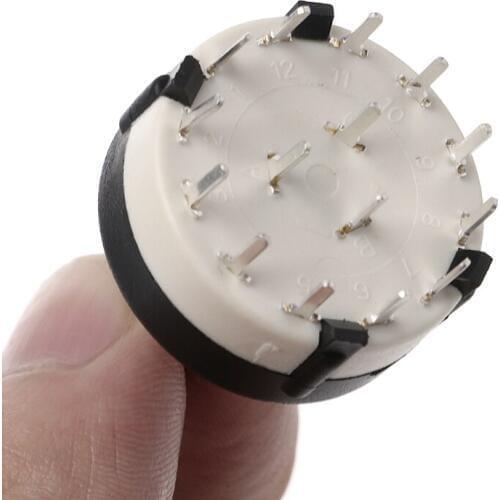 2 Pole 6 Way / 3 Pole 4 Way Rotary Switch - Good Quality - 1st CLASS POST 0.3A at 125V AC 50 Ohm