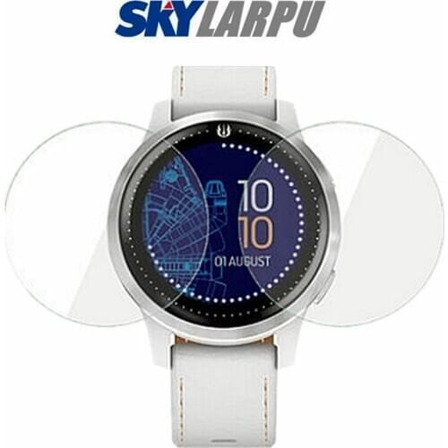 2 Pcs Smart Wristband Screen Protector Guard Cover for Garmin Legacy Saga ( Size:40 MM ) HD Anti-Scratch Electrostatic PET