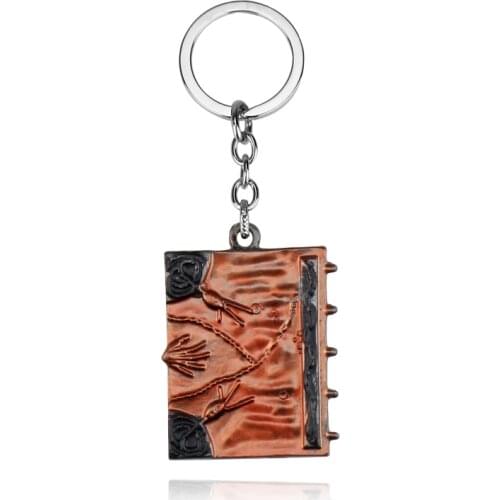 Movie Hocus Pocus 3D Magic Book Keychain Witch Sanderson Sisters Magic Book Double Side Keychain Womens Kids Gift
