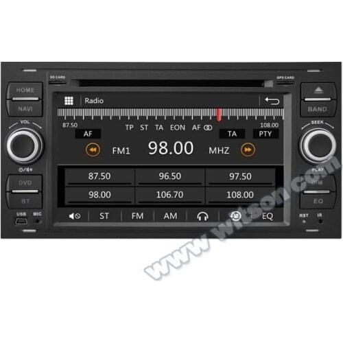 7" Special Car DVD for Ford C-Max 2006-2010 & Fiesta 2005-2008 & Fusion 2005-2009 & Galaxy 2000-2009 & Transit 2006-2011