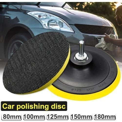 80% HOT SALES!!! M14 Car Auto Polisher Buffing Sanding Angle Grinder Hook Loop Backing Pad Discs