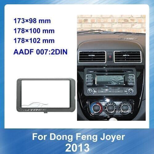 Car Audio Radio Big Screen Fascia Frame Adapter For Dongfeng Fengxing Joyear 2013 Panel Dashboard ABS plastic Installation