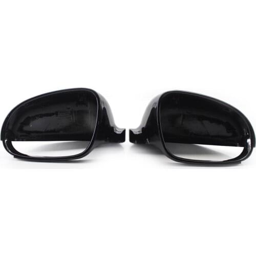 Car Gloss Black Rearview Side Mirror Cover Housing For VW Golf Rabbit Jetta MK5