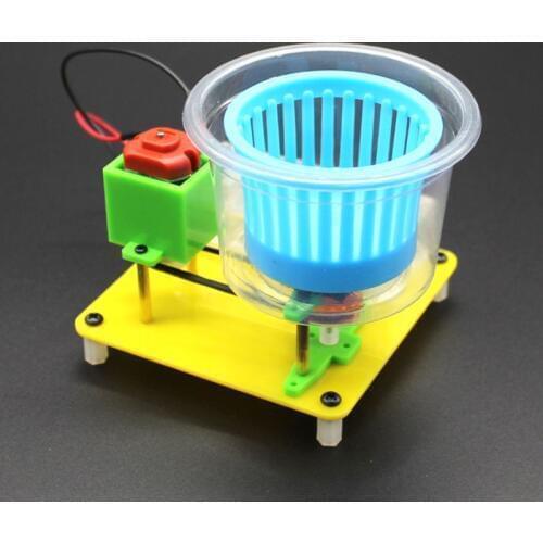 DIY Spin-drier Handmade Toys Physical Gizmo Building Blocks Kits Solar Energy Assembled Toy Teaching Tool