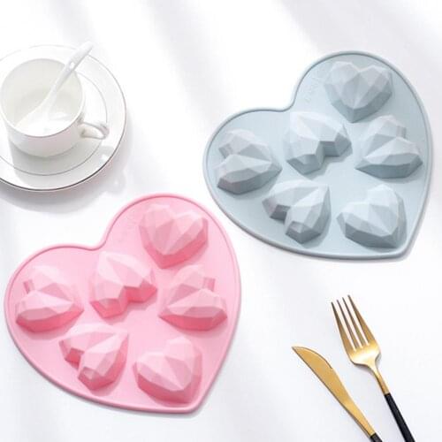 Dessert Mould Soft DIY Crafts 10 Holes Fondant Baking Tools for Kitchen Accessories Bakeware Cake Decorating Tool Pastry Tools