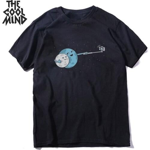 COOLMIND 100% cotton funny casual men T shirt short sleeve summer men tshirt cool t-shirt loose t-shirt tee shirts mo0135