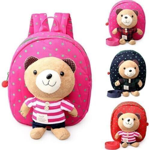 Hot sale 1-3 years old Baby Gift Keeper Toddler Walking Safety Harnesses Bear Backpack Strap Bag 6pcs/lot Wholesale