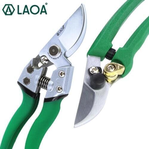 LAOA High Quality Pruning Shears Garden Shears Fruit Tree Pruning Floral Scissors Made in Taiwan