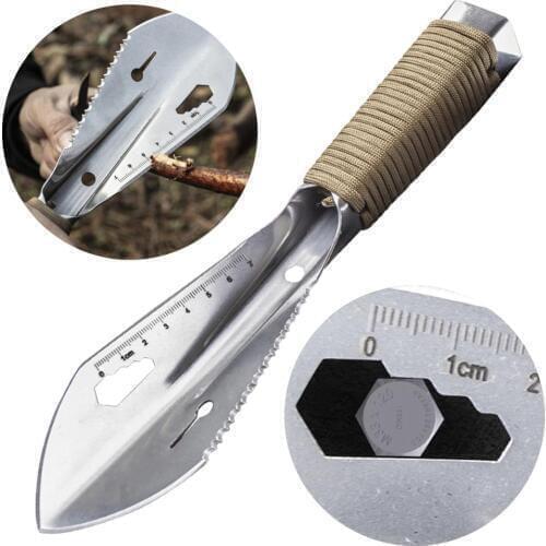 Metal Getector Garden Digging Tool Home Garden Shovel with Stainless steel Sheath for Nursery Landscaping Camping Metal detect