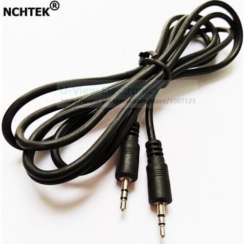 NCHTEK 2.5mm Stereo Male Plug to 2.5mm Stereo Male Audio Extension Connector Cable M/M 1.5M/Free DHL/UPS/Fedex Shipping/100PCS