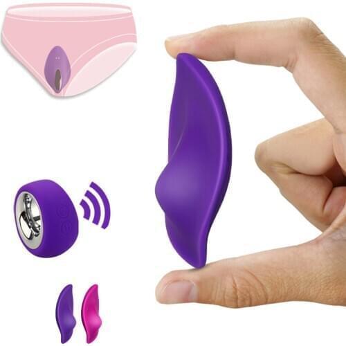 Invisible Panties Vibrator Wireless Remote Control Portable clitoris Stimulator Labia Vibrating Egg Sex toys for Women Adults