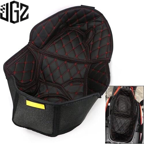 Motorcycle Nylon PU Leather Cushion Trunk Cargo Liner Protective Pad Seat Bucket Storage Box for HONDA ADV 150 2019 2020 2021