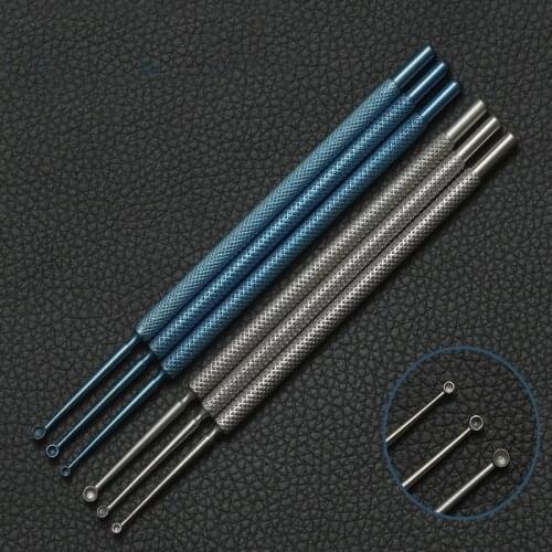 Ophthalmology curette, spatula, microscopic instrument, double-headed meibomian gland, medical molluscum spatula, wart scraping