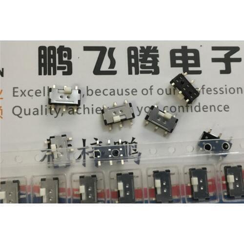 Original new 100% AYZ0202AGRL miniature toggle switch 6pin 2gear patch double row sliding vertical