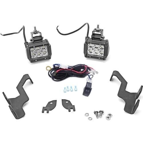 Work Lights For Ford F150 2010-2014 F-150 2004-2014 Hood Side Pillar Light Bar Pod Mount Bracket+Rocker Switch Wiring