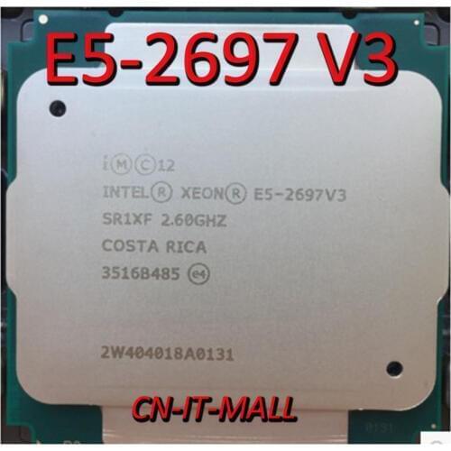 Pulled E5-2697 V3 Server cpu 2.6G 35M 14Core 28 thread LGA2011-3 Processor