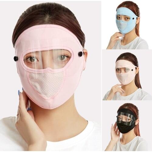 Dustproof Full Cover Face Bandana Sun Protection Breathable Headband For Workout Outdoor Sports A7