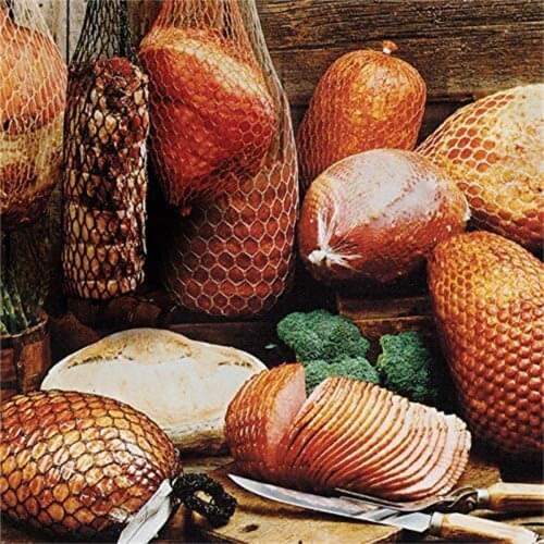 Meat Netting Roll Ham Sock Netting Pork Butcher String Twine Hot Dog Net Sausage Casing Packaging Meat Cooking Connect Tool