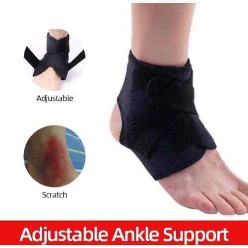 Sports Ankle Brace Adjustable Elastic Ankle Protect Sleeves Football Foot Sprain Compression Protection Men/Women Fitness Gear