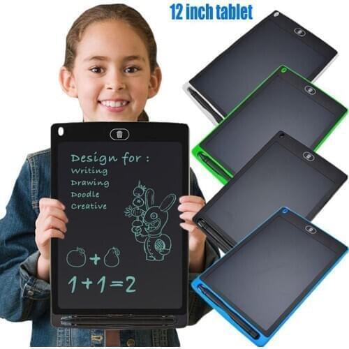 Convenient Multi-function 12inch Children LCD Writing Tablet Graffiti Pad Drawing Board Notepad with Pen For Best Gift