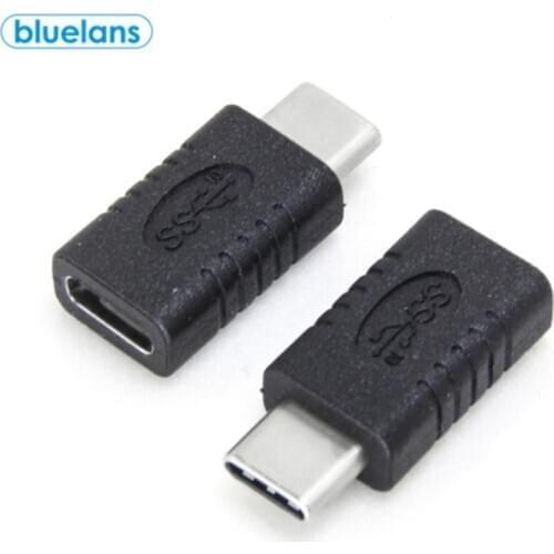 USB 3.1 Type-C Male to Female Adapter Connector Data Extension Converter Plug