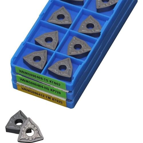 WNMG Inserts WNMG080404 TS CNC Lathe Turning Tools Cermet For Steel Parts and Cast Iron TN60