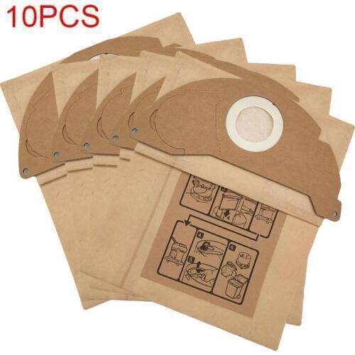 10 pieces Vacuum Dust Filter Paper Bag for KARCHER A2004 A2WD2250 054 MV2 Efficient Dust Collection Bags