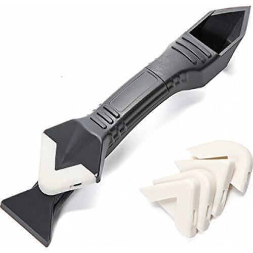 3 in 1 Multifunctional Sealant Buddy Silicone Trowel & Scraper Multi-function Use Caulking Buddy Construction Tools