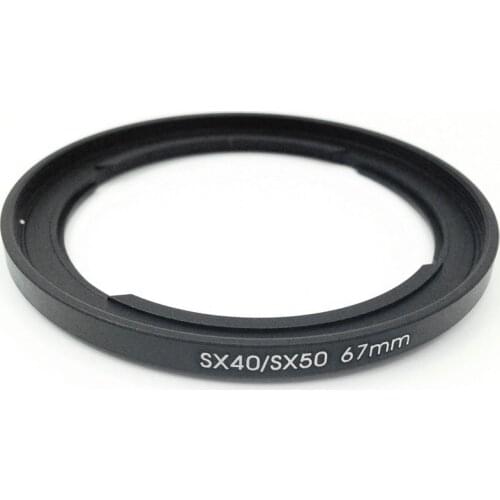 67Mm Filter Adapter For Canon Powershot Sx30 Sx40 Sx50 Sx520 Hs Replace Fa-Dc67A