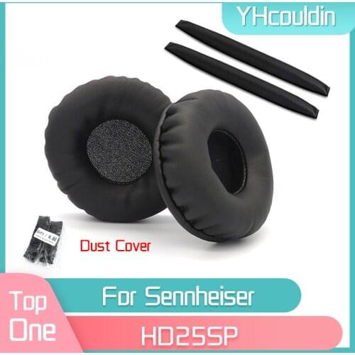 Earpads for Sennheiser HD25SP Headband Headphones Earpad Cushions Covers PU Ear Pad Replacement