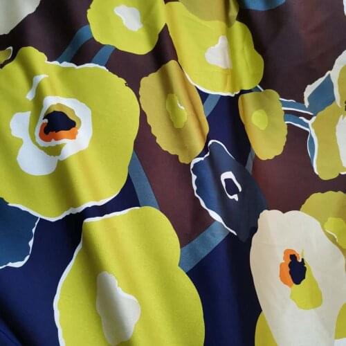 Big Deal Glossy Chiffon Dress Satin Silky Polyester Scarf Hijab Fabric Tilda Tissue Pajamas Skirt Material