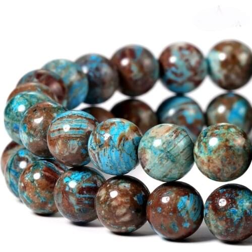 4-12mm AAA+ Crazy Blue Lace Agates Natural Stone Beads for Jewelry Making Round Loose Strand Beads DIY Bracelet 15"