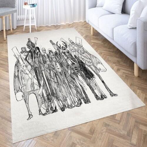 One Piece Carpet for Living Room 3D Anime Cartoon Rug Gamer Teen Room Bedside Lounge Rug Kids Children Floor Mats