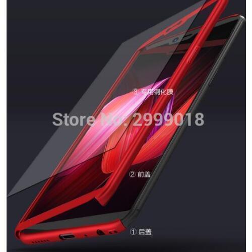 360 Full Cover Case On for Huawei P Smart Cover Case With Tempered Glass For Huawei P SMART FIG-LA1 LX1 LX2 LX3