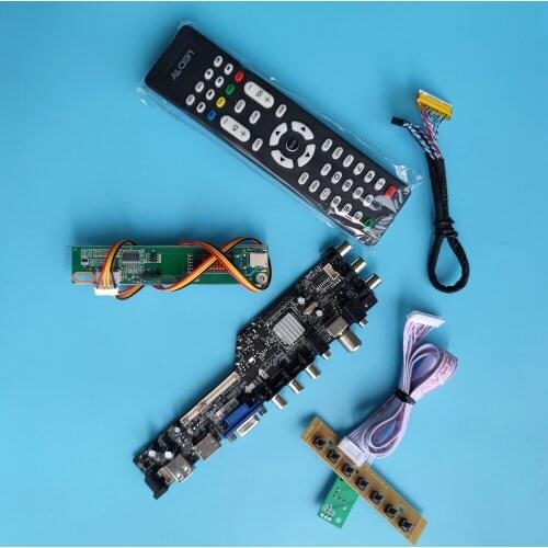 Kit For LTN154X3-L03 1280X800 1 CCFL Digital Controller board 30pin 15.4" TV USB AV LCD DVB-T2 DVB-T Panel HDMI VGA remote