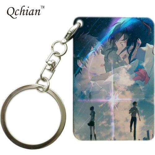 Hot Comic Your Name Printed HandBag and Backpack Ornaments Pendant Keyring Key Holder Pretty Gift Pictures