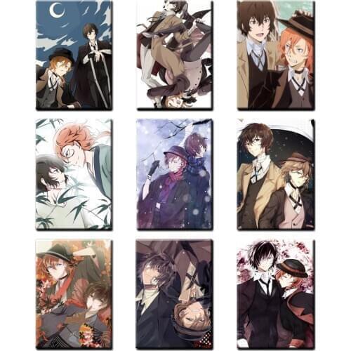 HD Prints Canvas Pictures Nordic Style Anime Bungou Stray Dogs Painting Wall Art Home Decoration Modular Poster For Living Room