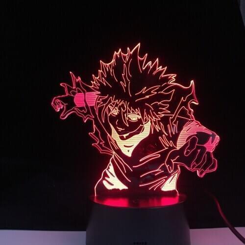 Killua Attacking Anime Lamp Hunter x Hunter 3D Led 16 Colors Decor Light Japanese Anime Remote Control Base Table Lamp Dropship