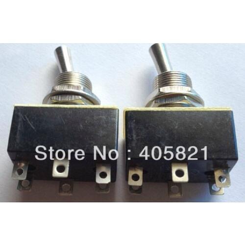 KN3 2X2 2-Position 6 Terminals DPDT Black Toggle Switch AC 220V/3A 110V/6A
