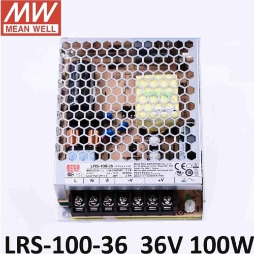 36V industry power supply adapter 100W Switching Power Supply Driver for LED Strip AC 86-256V Input to DC 36V free shipping