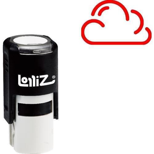 LolliZ Cloud Self-Inking Rubber Stamp - Modern Symbol Series