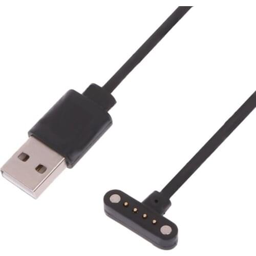 Smart Watch Magnet Charging USB 4 Pin Magnetic Chargering Cable for DM98 R91A